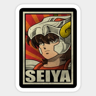 saint seiya omega Fanart characters Sticker for Sale by Jamescarterio