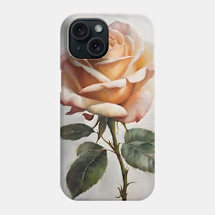 Rose Oil Painting Art Phone Case