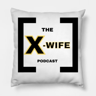 The X-Wife Podcast Logo Design Pillow