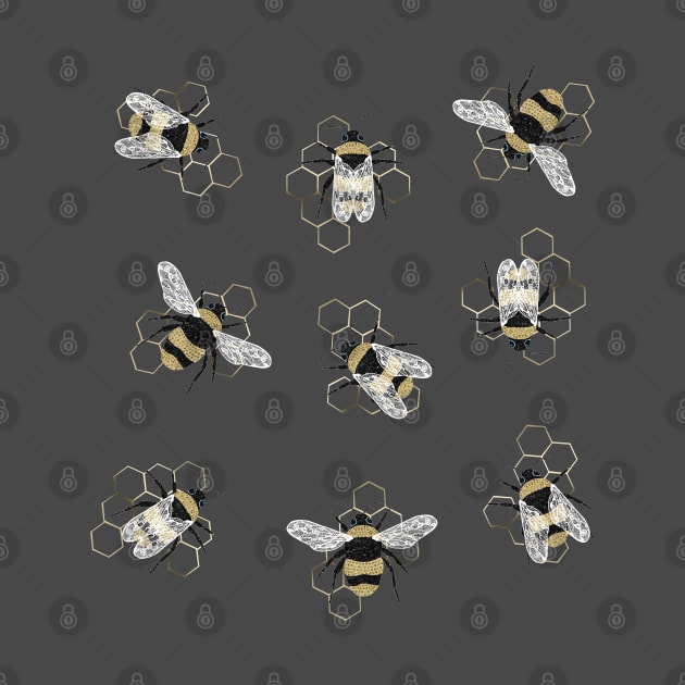 Fancy Bees by ahadden