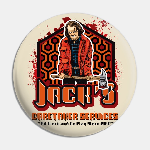 Jack's Caretaker Service Lts Pin by Alema Art