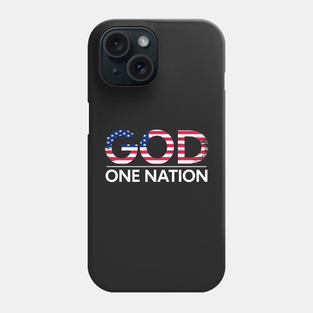 God one nation Phone Case by TEEPHILIC