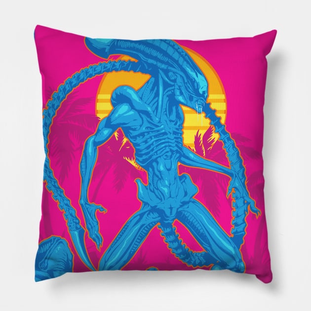 Alien Pillow by Tinebra