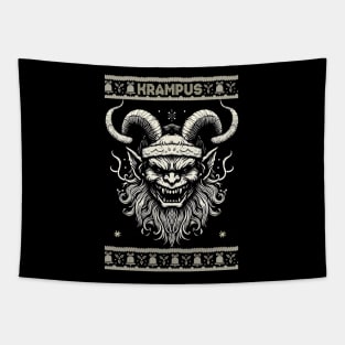 Krampus is coming for Christmas Tapestry