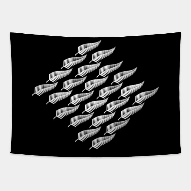 New Zealand Rugby Silver Ferns Design All Blacks Tapestry Teepublic