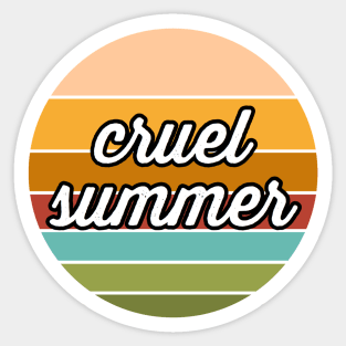 47335248 Taylor Swift Cruel Summer Stickers for Sale