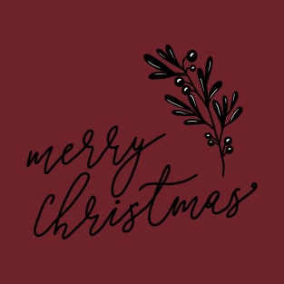 Merry Christmas mistletoe T-Shirt