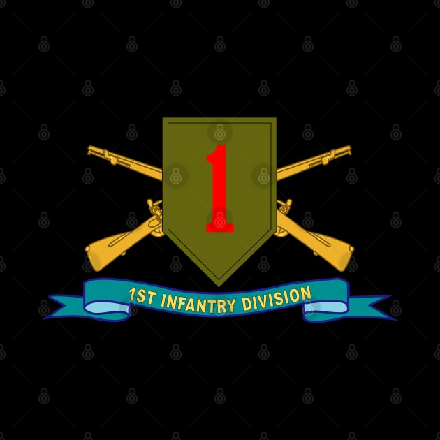 1st Infantry Division - SSI w Br - Ribbon by twix123844