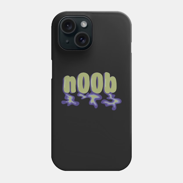 n00b, newb, newbie, noob Phone Case by WalkSimplyArt