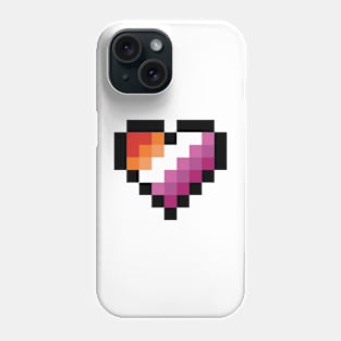 Lesbian heart Phone Case