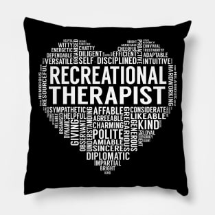 Recreational Therapist Heart Pillow