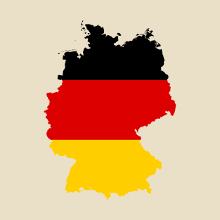 Germany Flag Map T-Shirt