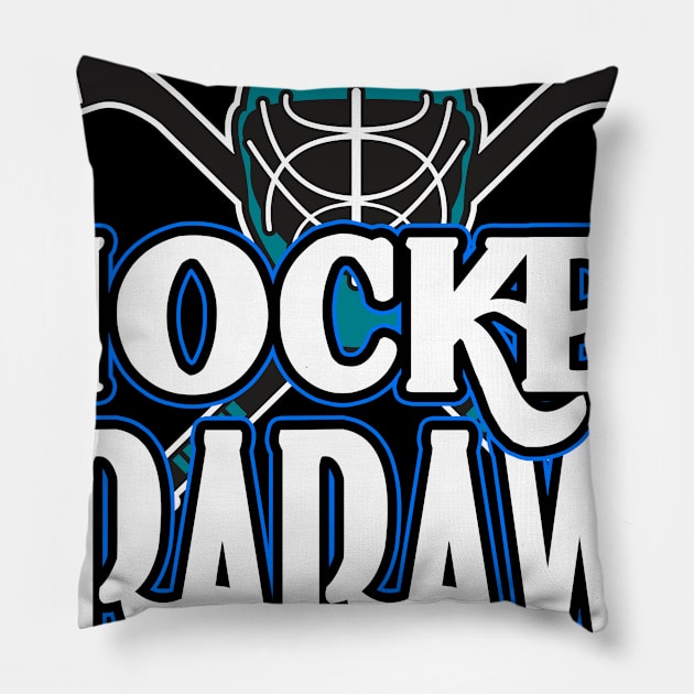 Hockey Dad Kids Hockey Father League Championship T Shirt - PAPAW Pillow by finchandrewf