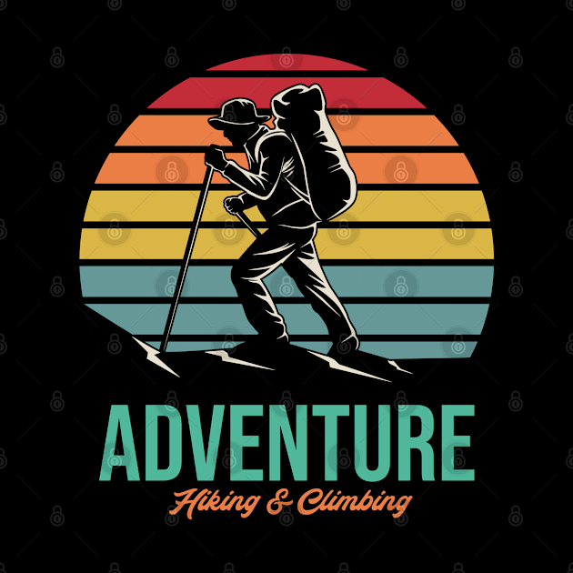 Outdoor adventure hiking & climbing by Mako Design 