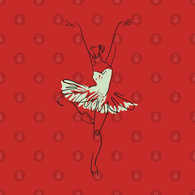 Ballerina Dancer by Mako Design 