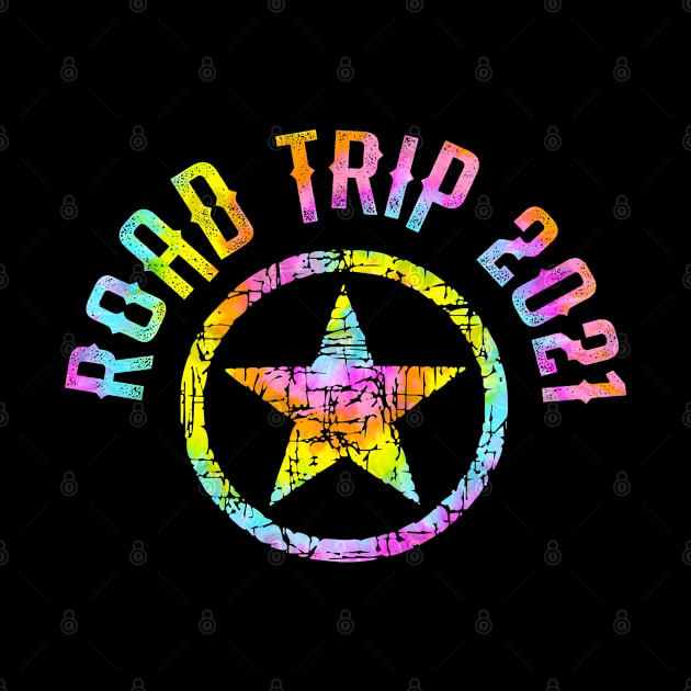 Road trip 2021 tie dye star by BlaiseDesign