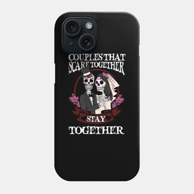 Halloween Couples Matching Phone Case by KsuAnn