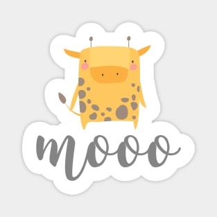 Cute Cow Mooo Magnet