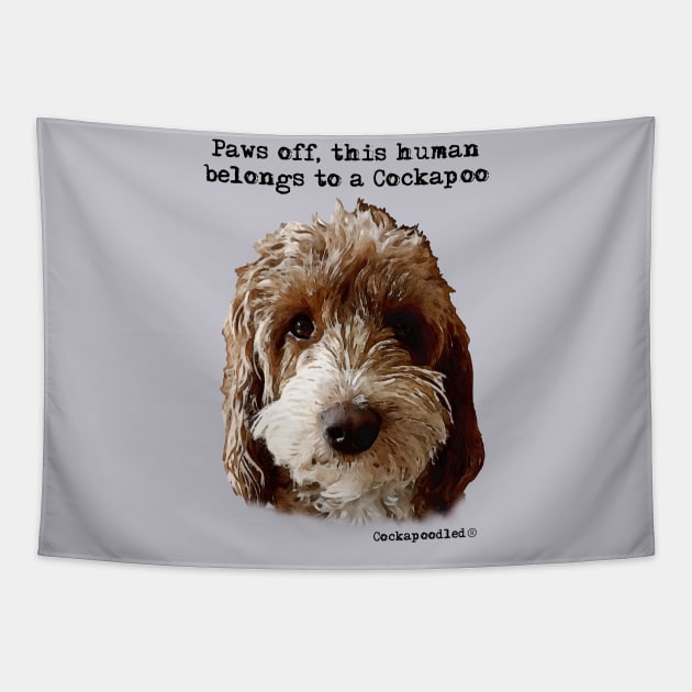 Cockapoo Dog Tapestry by WoofnDoodle 