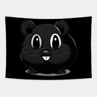 Black hamster Tapestry