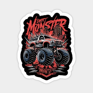 Monster Trucks Lover Racing Magnet