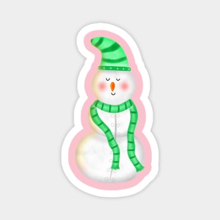 Cute Snowman Magnet