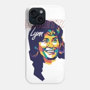 loretta lynn wpap style Phone Case