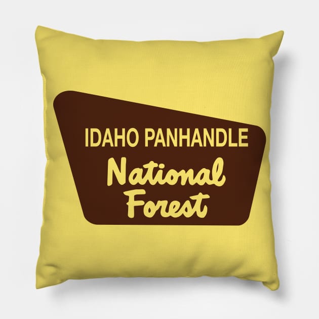 Idaho Panhandle National Forest Pillow by nylebuss