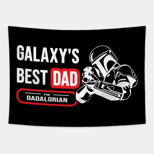 Galaxy best dad dodolorian star war t shirt Tapestry