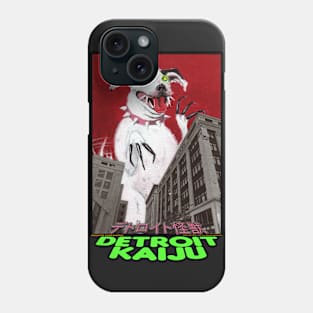 Dorasaurus Says Don't Get Me Started! - Pete Coe's Detroit Kaiju series Phone Case