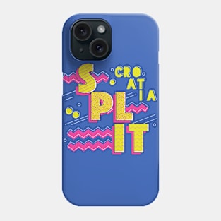 Retro 90s Split, Croatia Phone Case