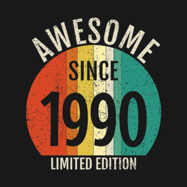 cool retro born in 1990 by MinyMerch