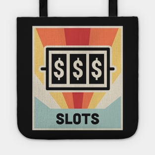 Vintage Style Slot Machine Design Tote