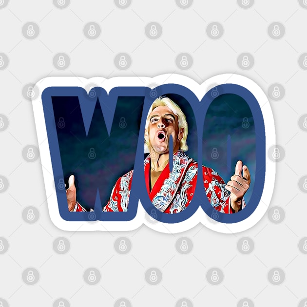 Ric Flair Woo! Magnet by Tomorrowland Arcade