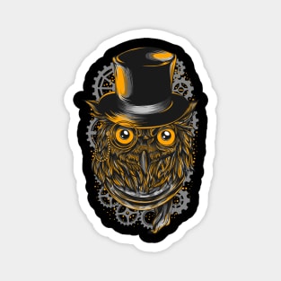 Traveling owl Magnet