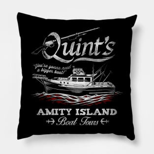 Quint's Boat Tours Pillow