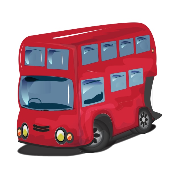 Red London Bus by nickemporium1