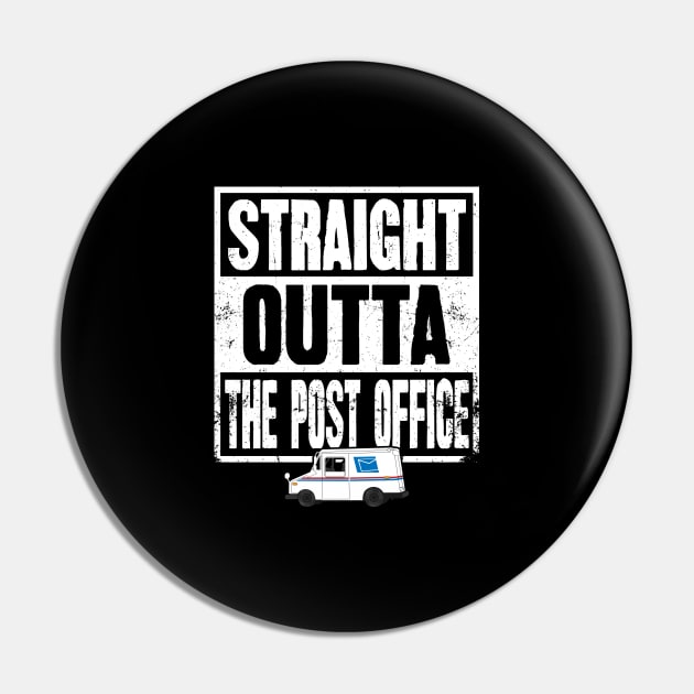 Straight outta the post office Pin by captainmood