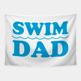 Swim Dad Blue Tapestry