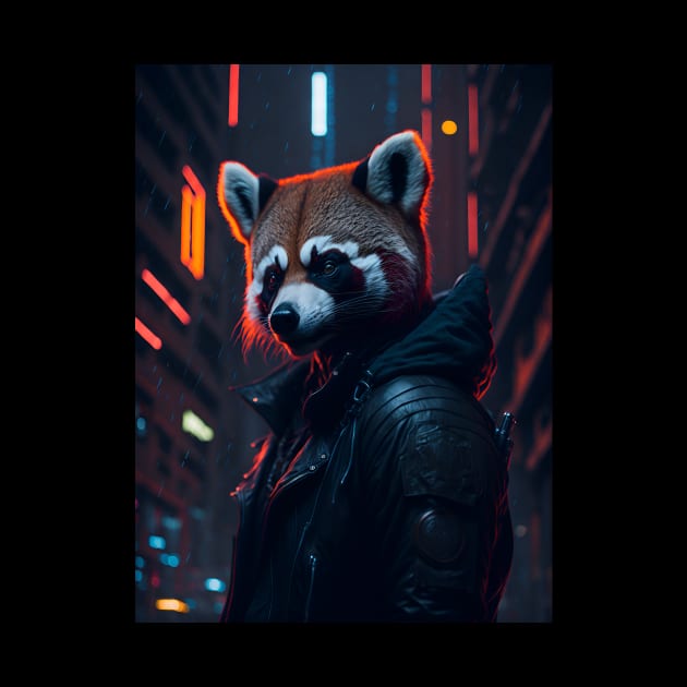 Red Panda Rain Rebel by star trek fanart and more