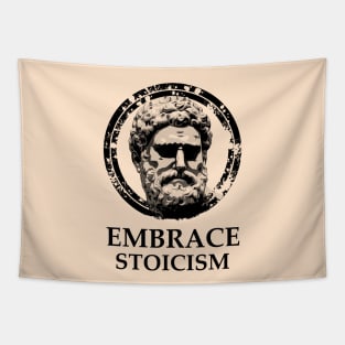 Embrace Stoicism Quote II Tapestry