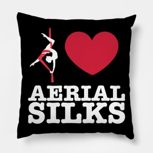 Love Aerial Silks Heart Aerial Acrobatics Pillow