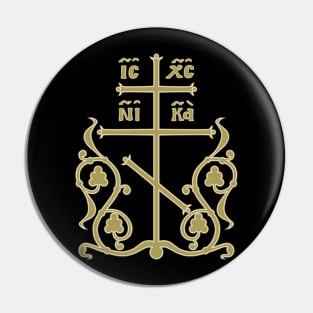Patriarchal Cross Orthodox Pin