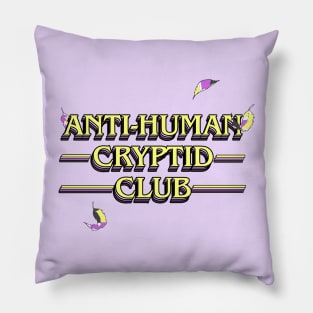 Anti Human Cryptid Club Pillow