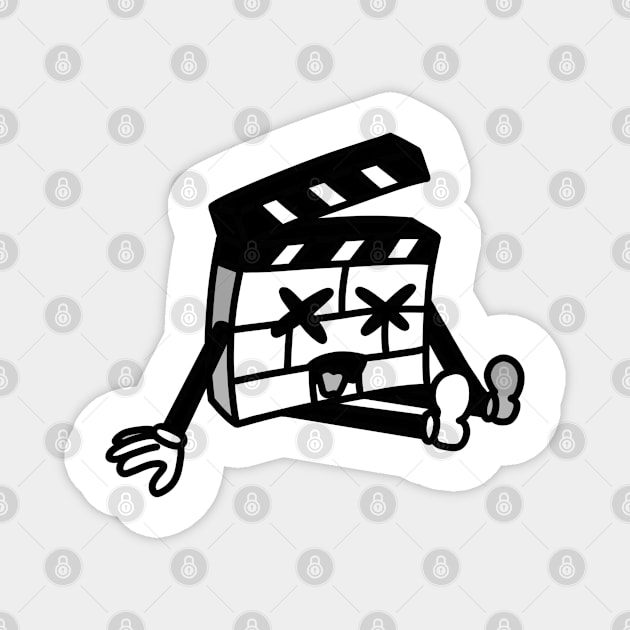 Clapperboard Magnet by X_gho5t_