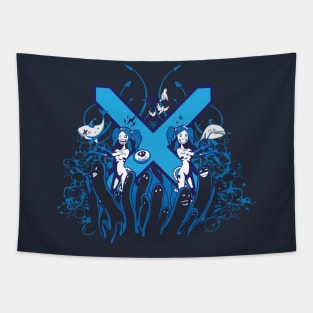 PLAN3T X-Y T-Shirt blue Tapestry