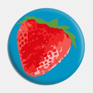 Minimalist Abstract Nature Art #58 Strawberry Pin