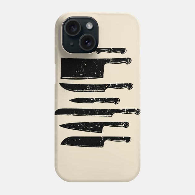 Knives Phone Case by Saulene