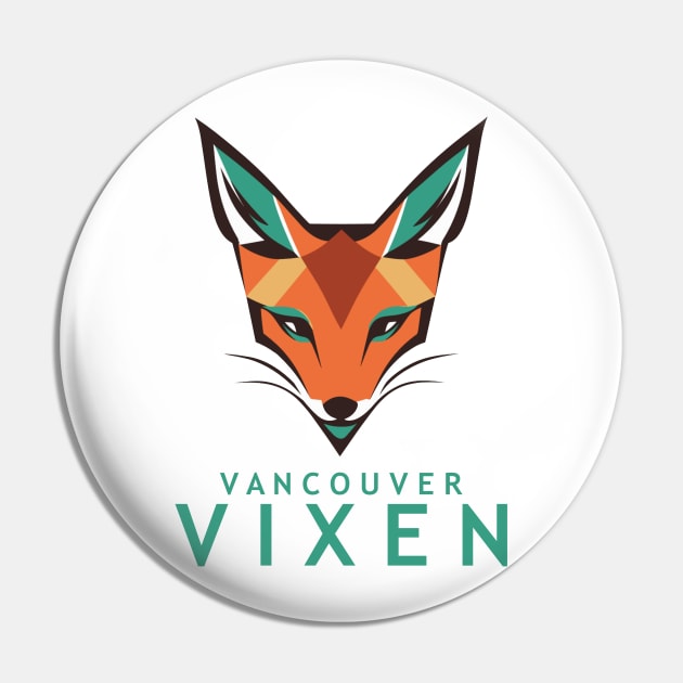 PWHL - Vancouver Vixen Pin by INLE Designs