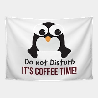 Do not disturb it's coffee time Tapestry